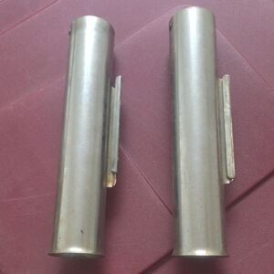 Two Stainless Steel Rod Holders For Boat 10-in With Mounts